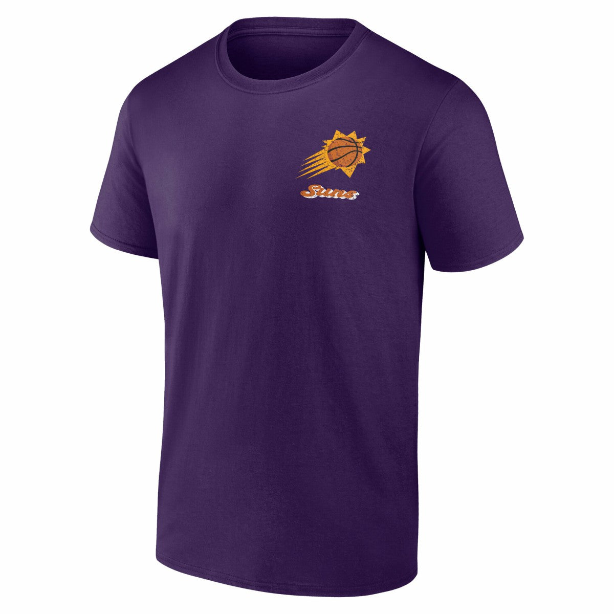 Phoenix Suns Logo Athletic Never Over T-Shirt Purple