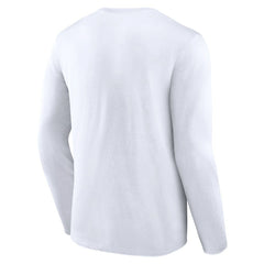 Brooklyn Nets Logo Athletic Vision Long Sleeve T-Shirt White