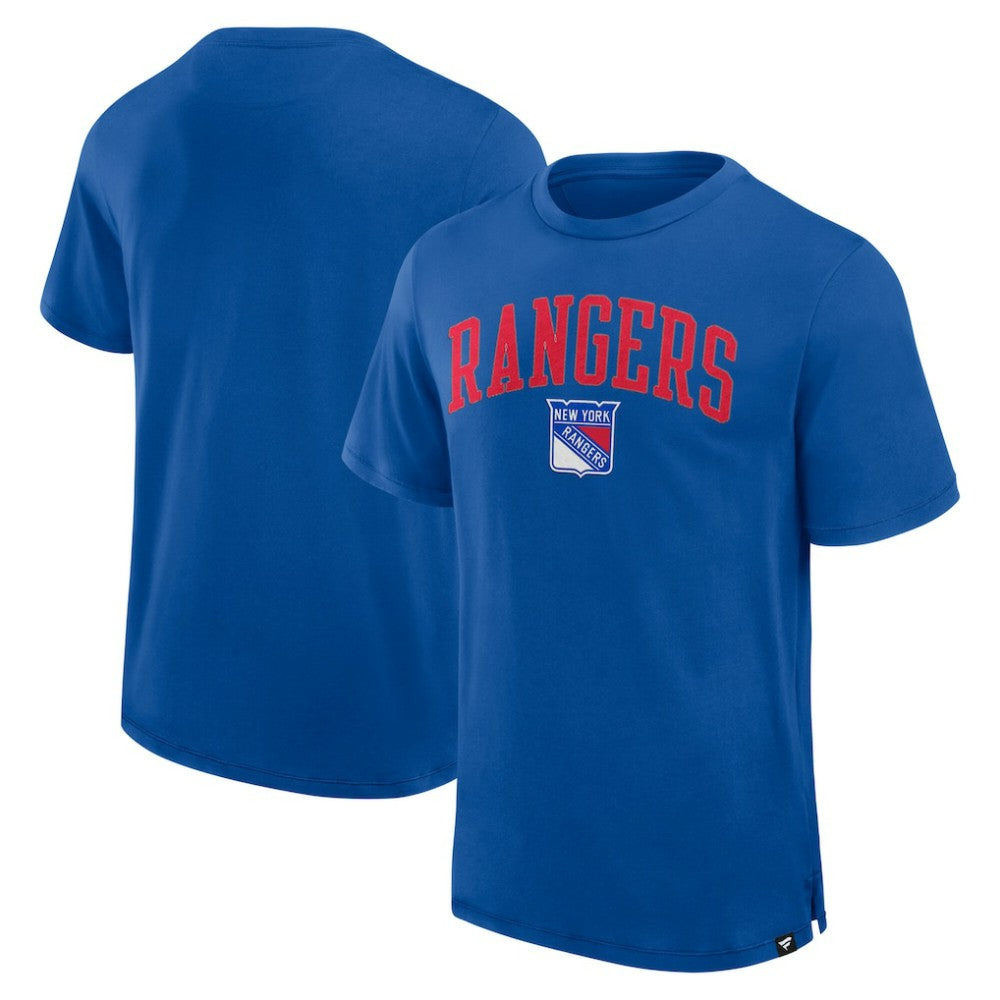 New York Rangers Fanatics Elevated Pima T-Shirt - Royal | Fanatics online
