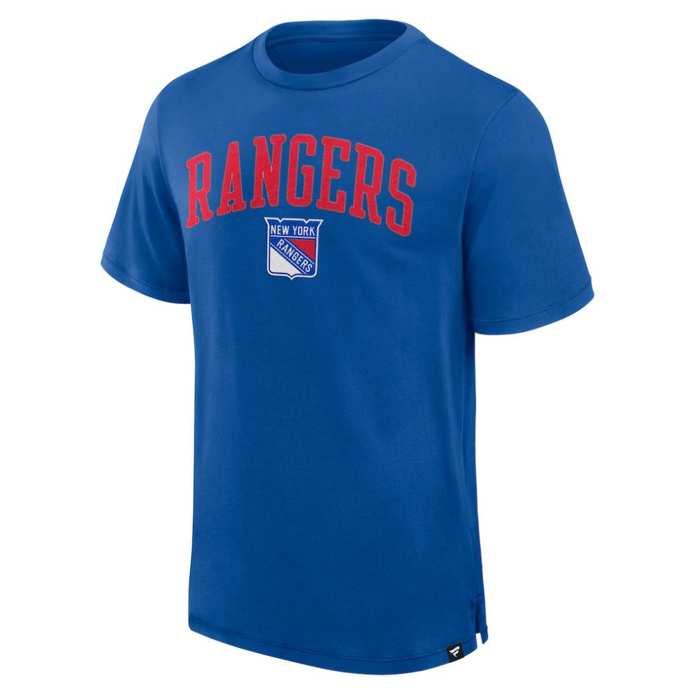 New York Rangers Fanatics Elevated Pima T-Shirt - Royal | Fanatics online