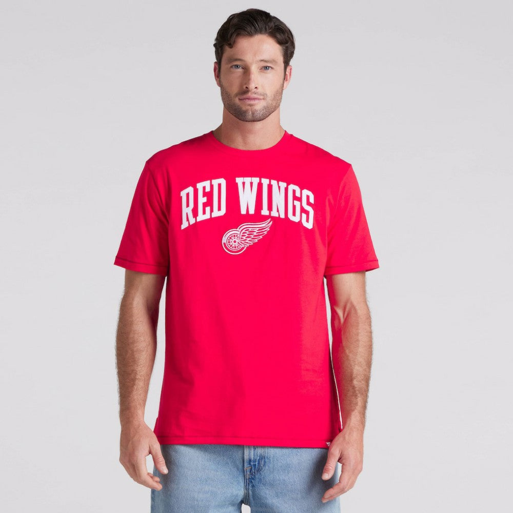 Detroit Red Wings Fanatics Elevated Pima T-Shirt - Red | Fanatics Lifestyle