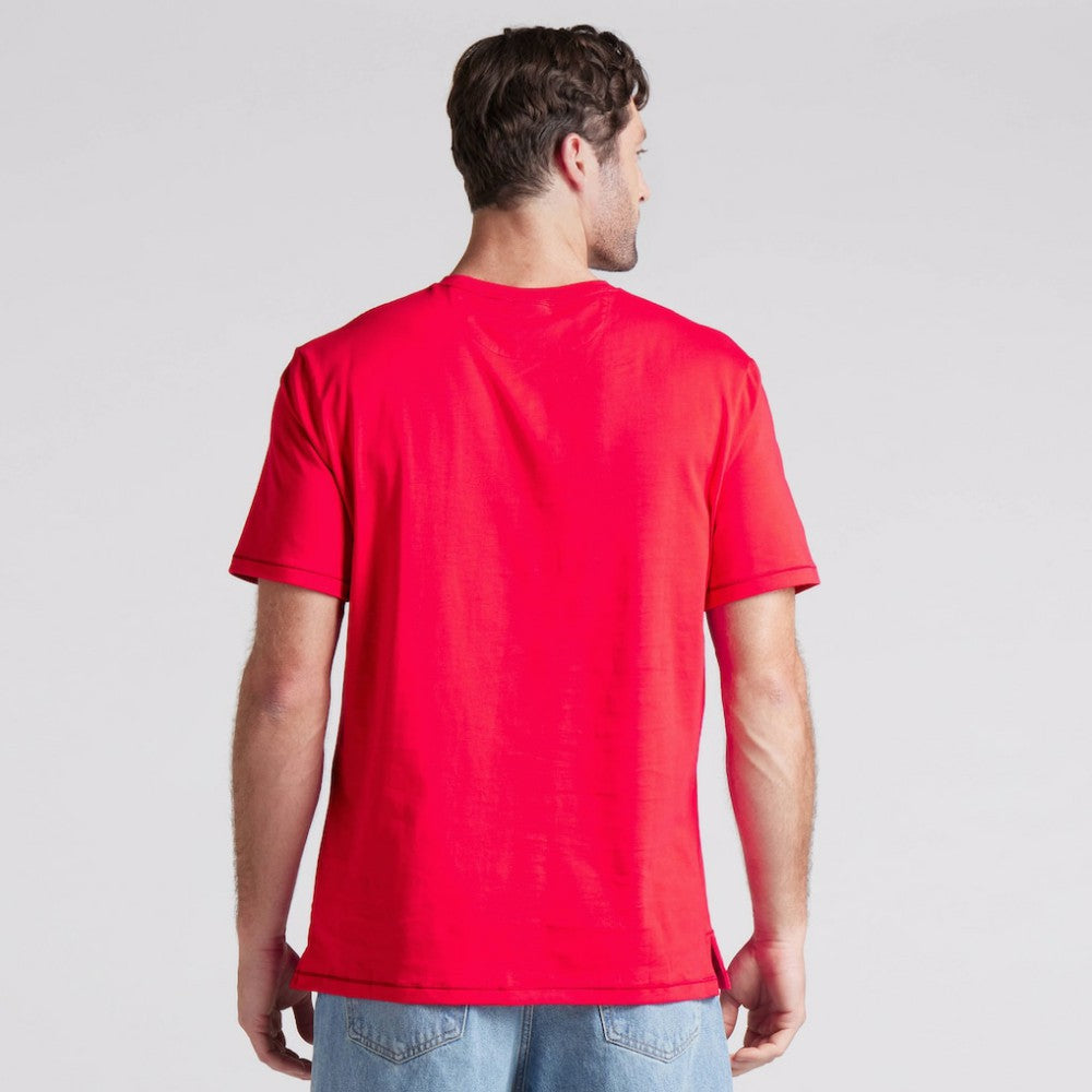 Detroit Red Wings Fanatics Elevated Pima T-Shirt - Red | Fanatics Lifestyle