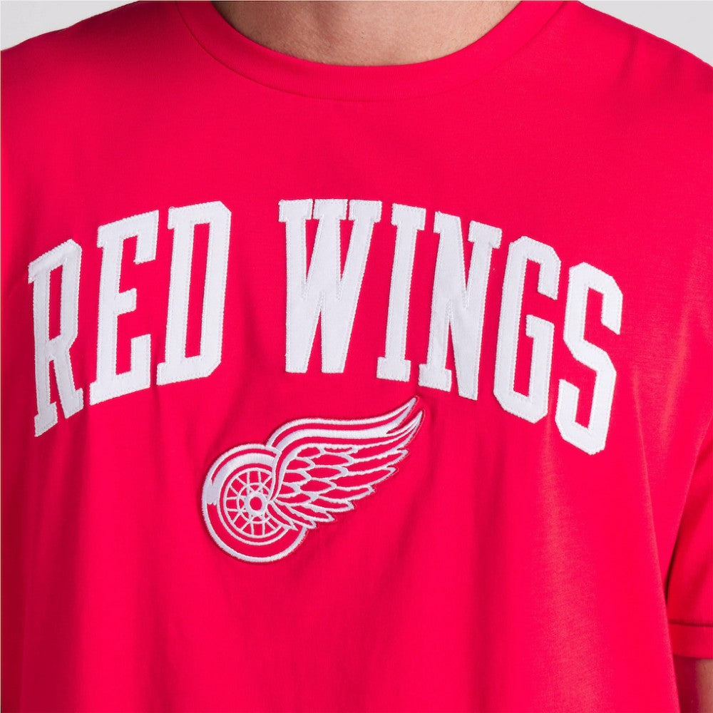 Detroit Red Wings Fanatics Elevated Pima T-Shirt - Red | Fanatics Lifestyle