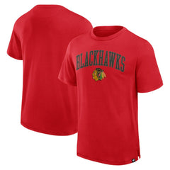 Chicago Blackhawks Fanatics Elevated Pima T-Shirt - Red | Fanatics discount