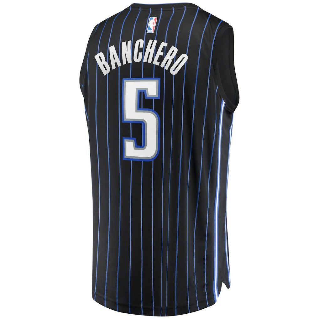Fanatics Paolo Banchero Orlando Magic Youth Fast Break Player Jersey Icon Edition Black