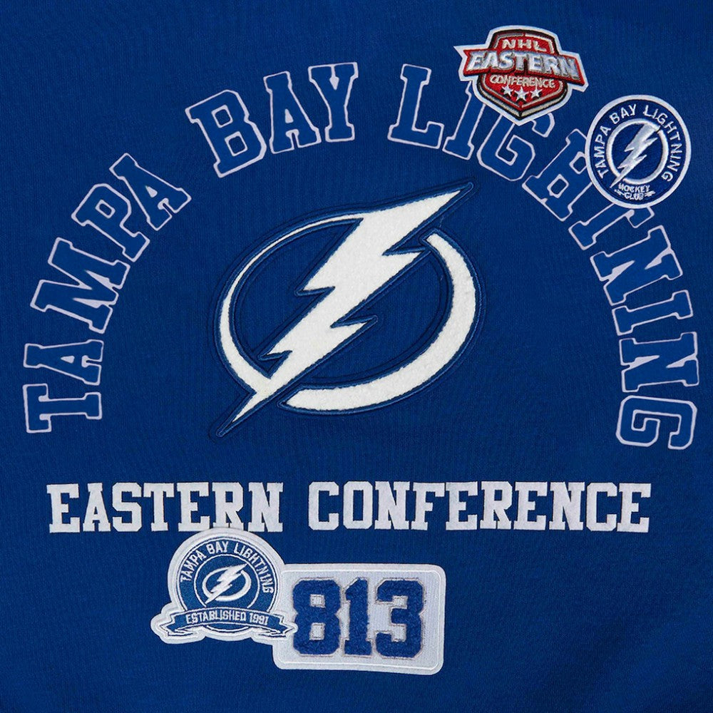 Tampa Bay Lightning Pro Standard Women's Area Code Cropped Pullover Sweatshirt - Blue | NHL sale