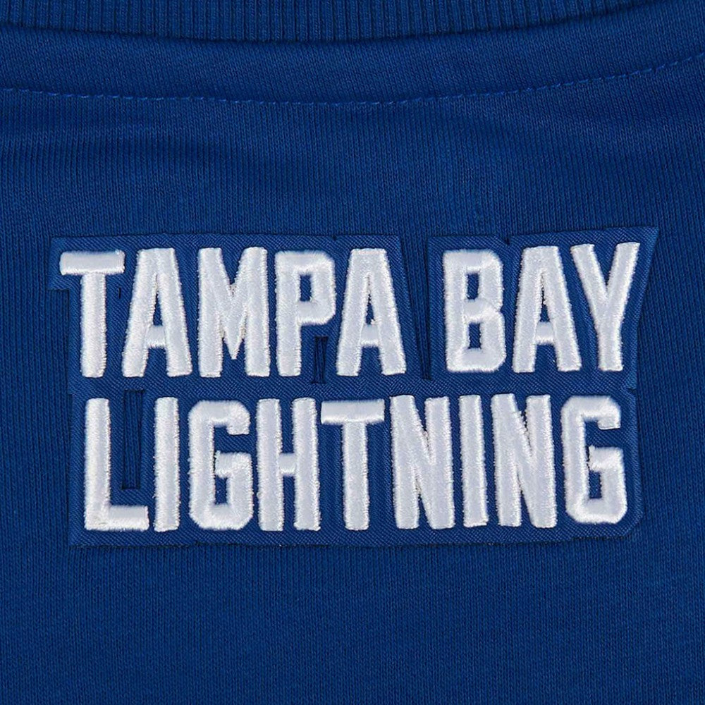 Tampa Bay Lightning Pro Standard Women's Area Code Cropped Pullover Sweatshirt - Blue | NHL sale