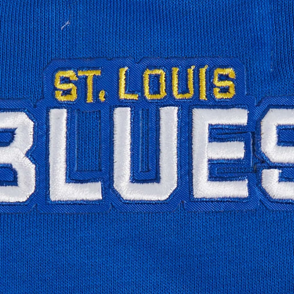 St. Louis Blues Pro Standard Women's Area Code Cropped Pullover Sweatshirt - Blue | NHL discount