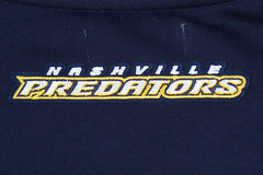 Nashville Predators Pro Standard Women's Area Code Cropped Pullover Sweatshirt - Navy | NHL Lifestyle