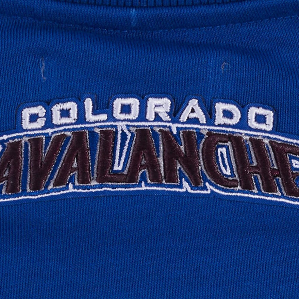 Colorado Avalanche Pro Standard Women's Area Code Cropped Pullover Sweatshirt - Blue | NHL Clearance