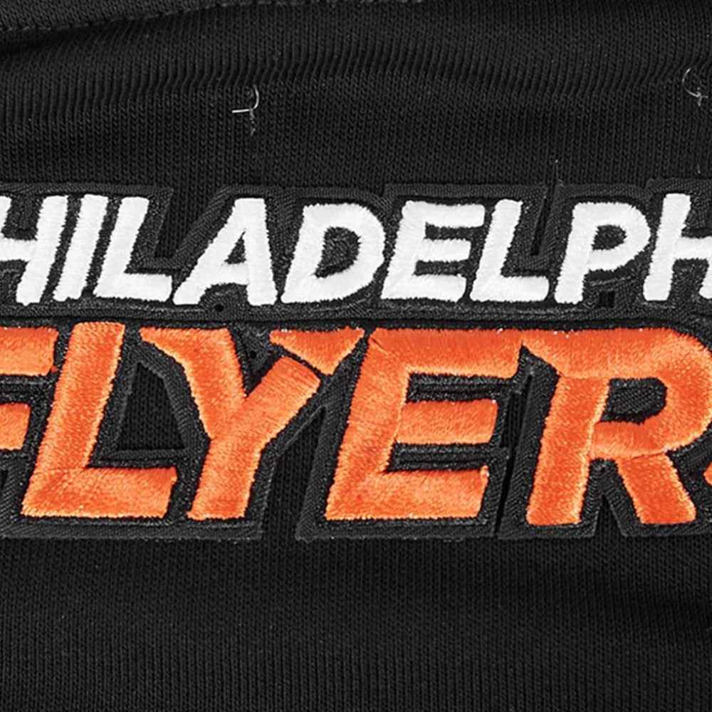Philadelphia Flyers Pro Standard Women's Area Code Cropped Pullover Sweatshirt - Black | NHL discount