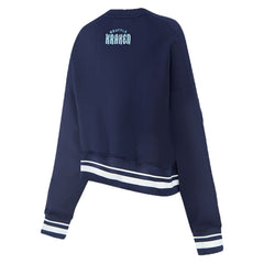 Seattle Kraken Pro Standard Women's Area Code Cropped Pullover Sweatshirt - Deep Sea Blue | NHL on sale