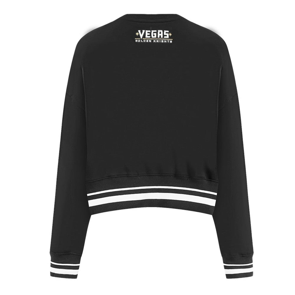 Vegas Golden Knights Pro Standard Women's Area Code Cropped Pullover Sweatshirt - Black | NHL on sale