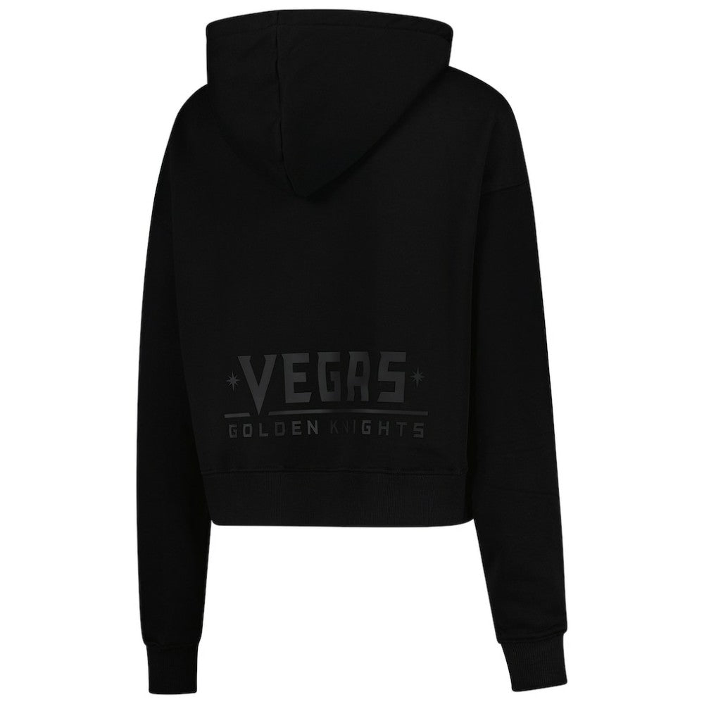 Vegas Golden Knights Pro Standard Women's Jewels Cropped Pullover Hoodie - Black | NHL Lifestyle