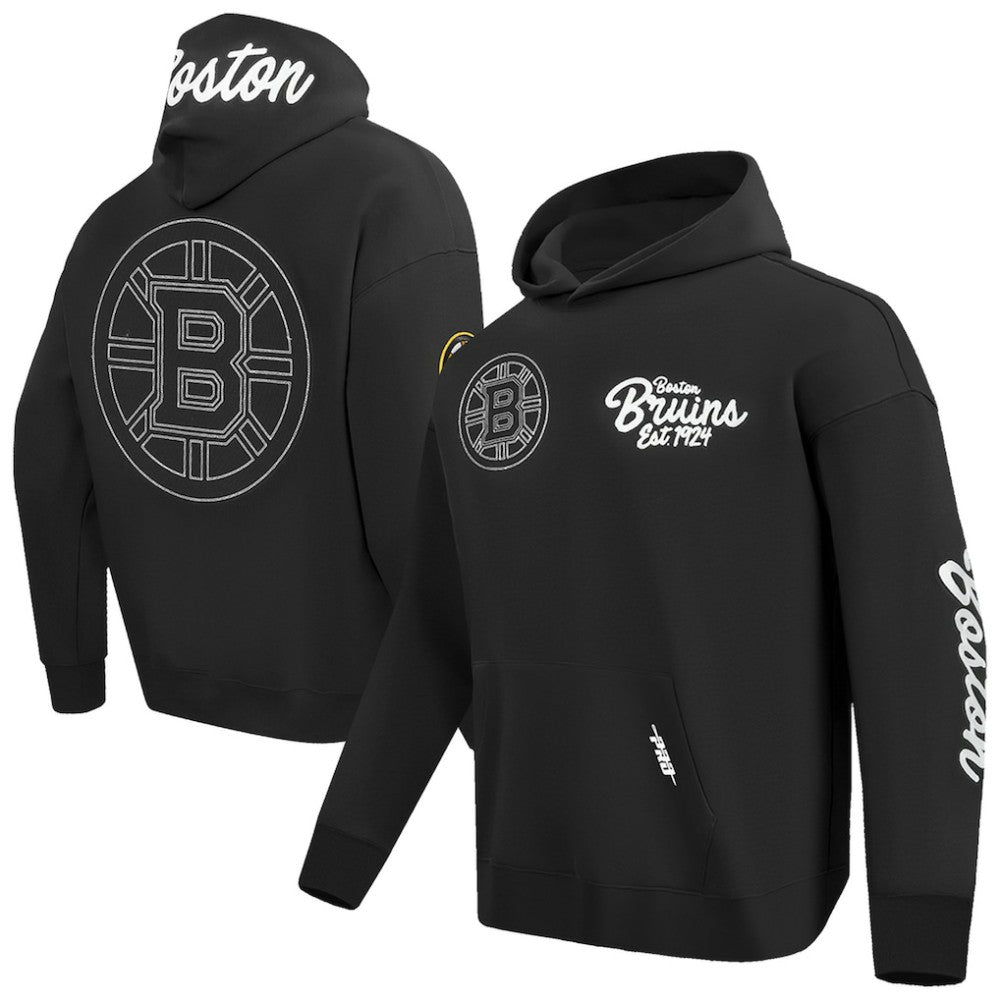 Boston Bruins Pro Standard Paint the City Pullover Hoodie - Black | NHL online