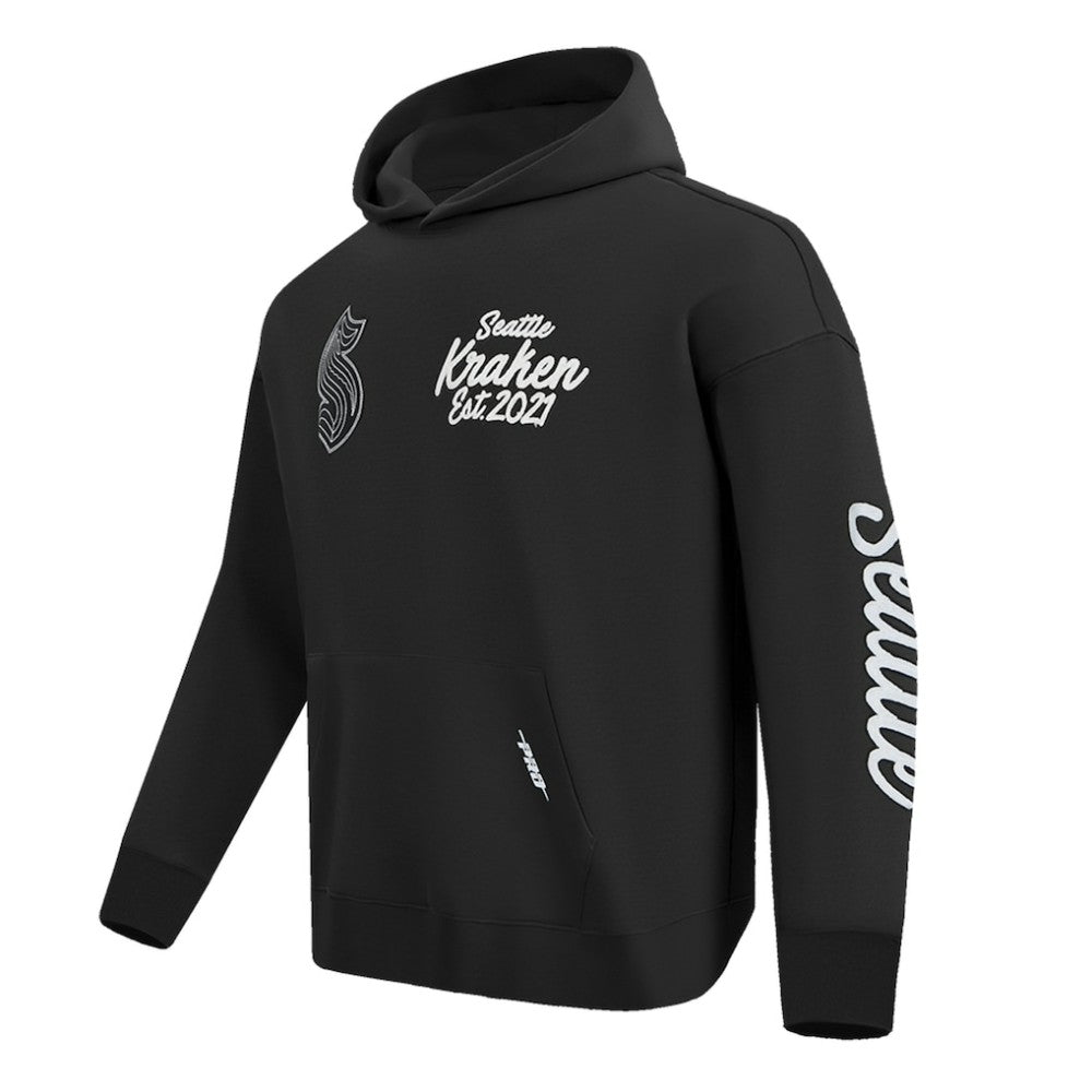 Seattle Kraken Pro Standard Paint the City Pullover Hoodie - Black | NHL sale