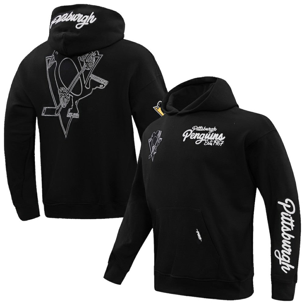 Pittsburgh Penguins Pro Standard Paint the City Pullover Hoodie - Black | NHL discount