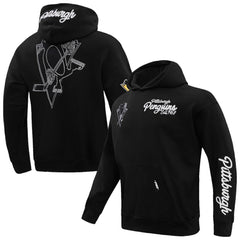 Pittsburgh Penguins Pro Standard Paint the City Pullover Hoodie - Black | NHL discount