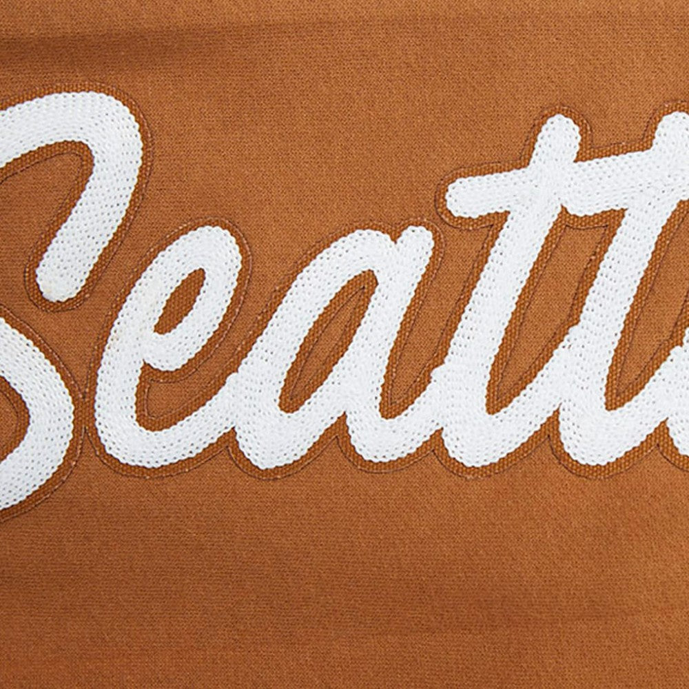 Seattle Kraken Pro Standard Paint the City Pullover Sweatshirt - Brown | NHL on sale