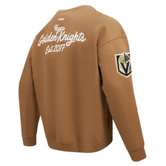 Vegas Golden Knights Pro Standard Paint the City Pullover Sweatshirt - Brown | NHL near me
