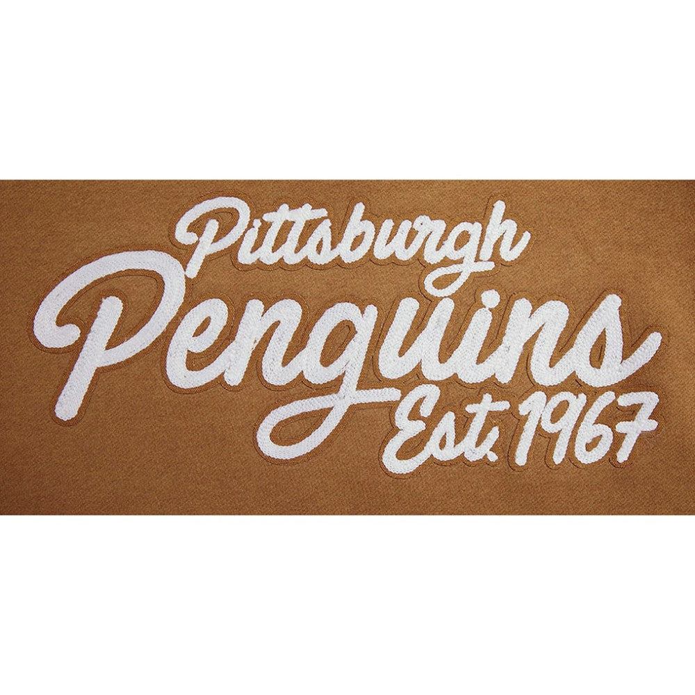 Pittsburgh Penguins Pro Standard Paint the City Pullover Sweatshirt - Brown | NHL on sale