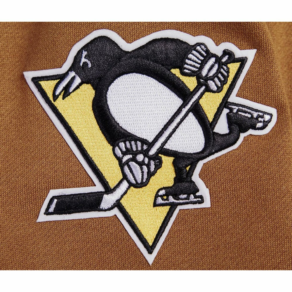 Pittsburgh Penguins Pro Standard Paint the City Pullover Sweatshirt - Brown | NHL on sale