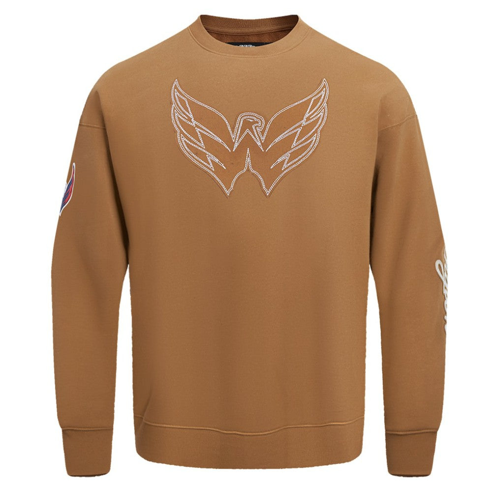 Washington Capitals Pro Standard Paint the City Pullover Sweatshirt - Brown | NHL discount
