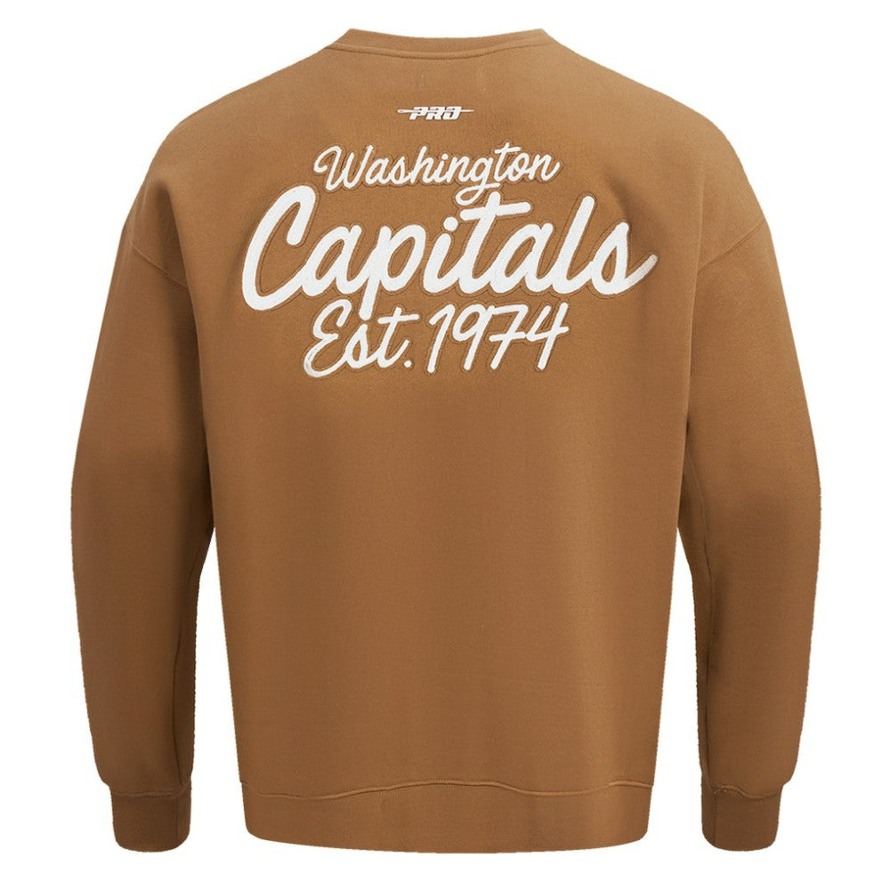Washington Capitals Pro Standard Paint the City Pullover Sweatshirt - Brown | NHL discount