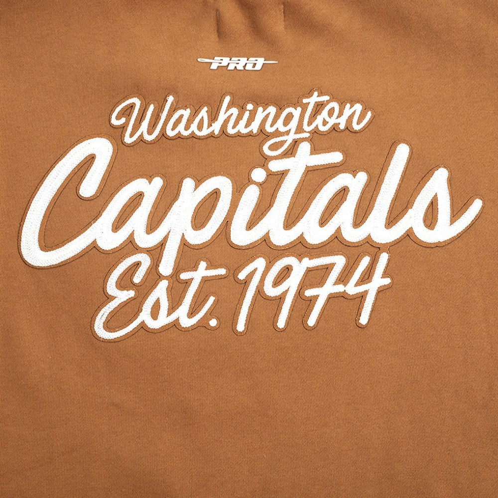 Washington Capitals Pro Standard Paint the City Pullover Sweatshirt - Brown | NHL discount