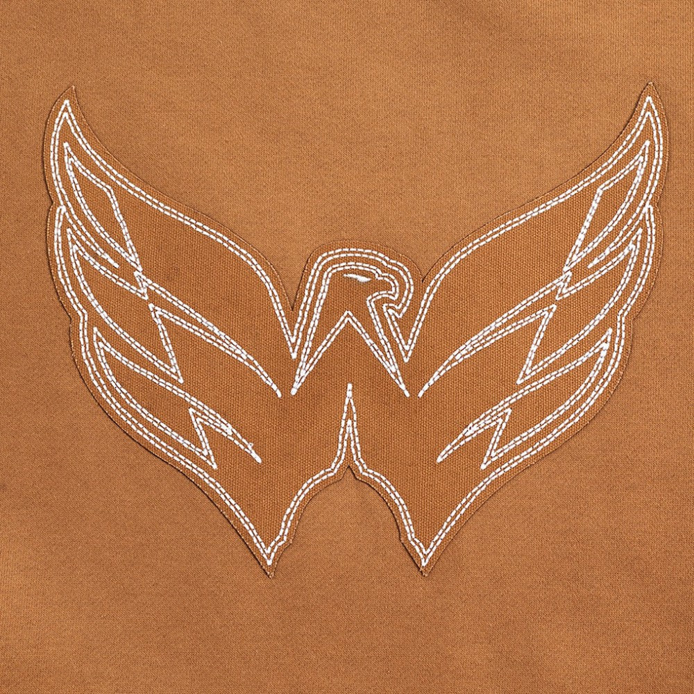 Washington Capitals Pro Standard Paint the City Pullover Sweatshirt - Brown | NHL discount