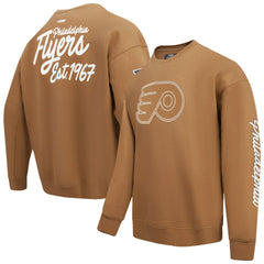 Philadelphia Flyers Pro Standard Paint the City Pullover Sweatshirt - Brown | NHL discount