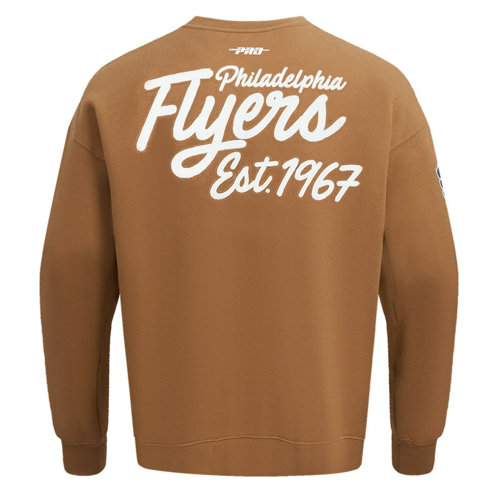 Philadelphia Flyers Pro Standard Paint the City Pullover Sweatshirt - Brown | NHL discount