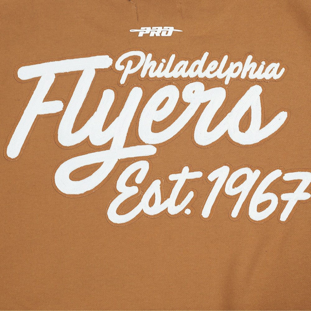 Philadelphia Flyers Pro Standard Paint the City Pullover Sweatshirt - Brown | NHL discount
