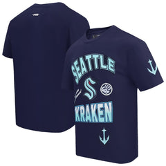 Seattle Kraken Pro Standard Turn It Up T-Shirt - Deep Sea Blue | NHL Clearance