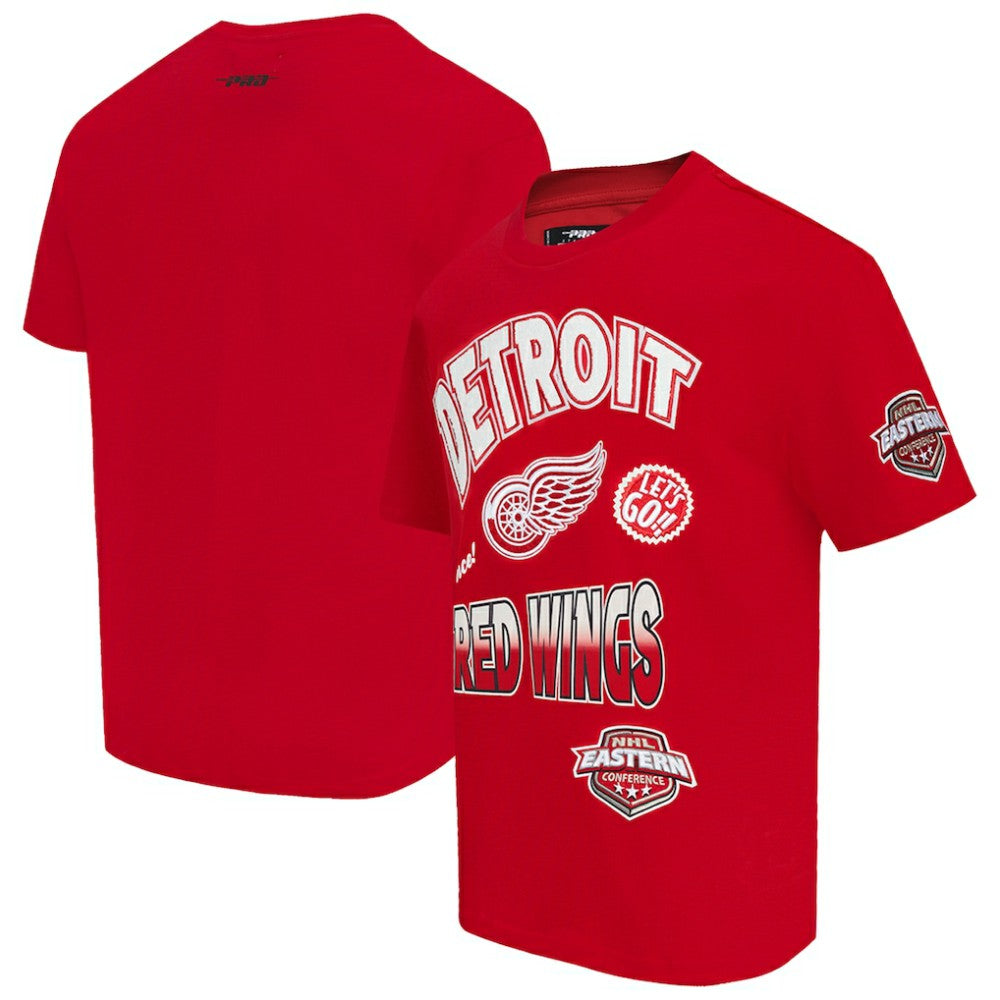 Detroit Red Wings Pro Standard Turn It Up T-Shirt - Red | NHL on sale