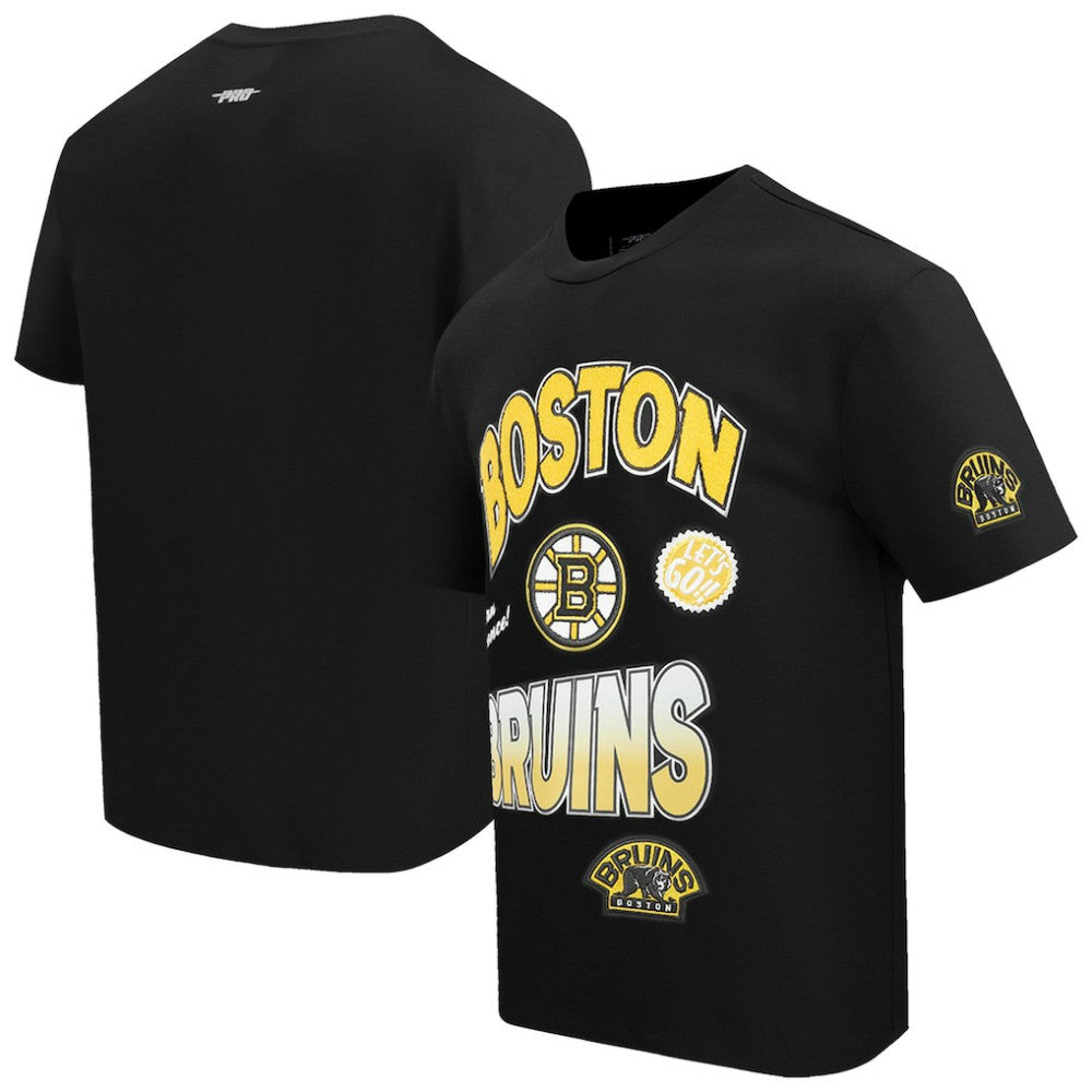 Boston Bruins Pro Standard Turn It Up T-Shirt - Black | NHL online