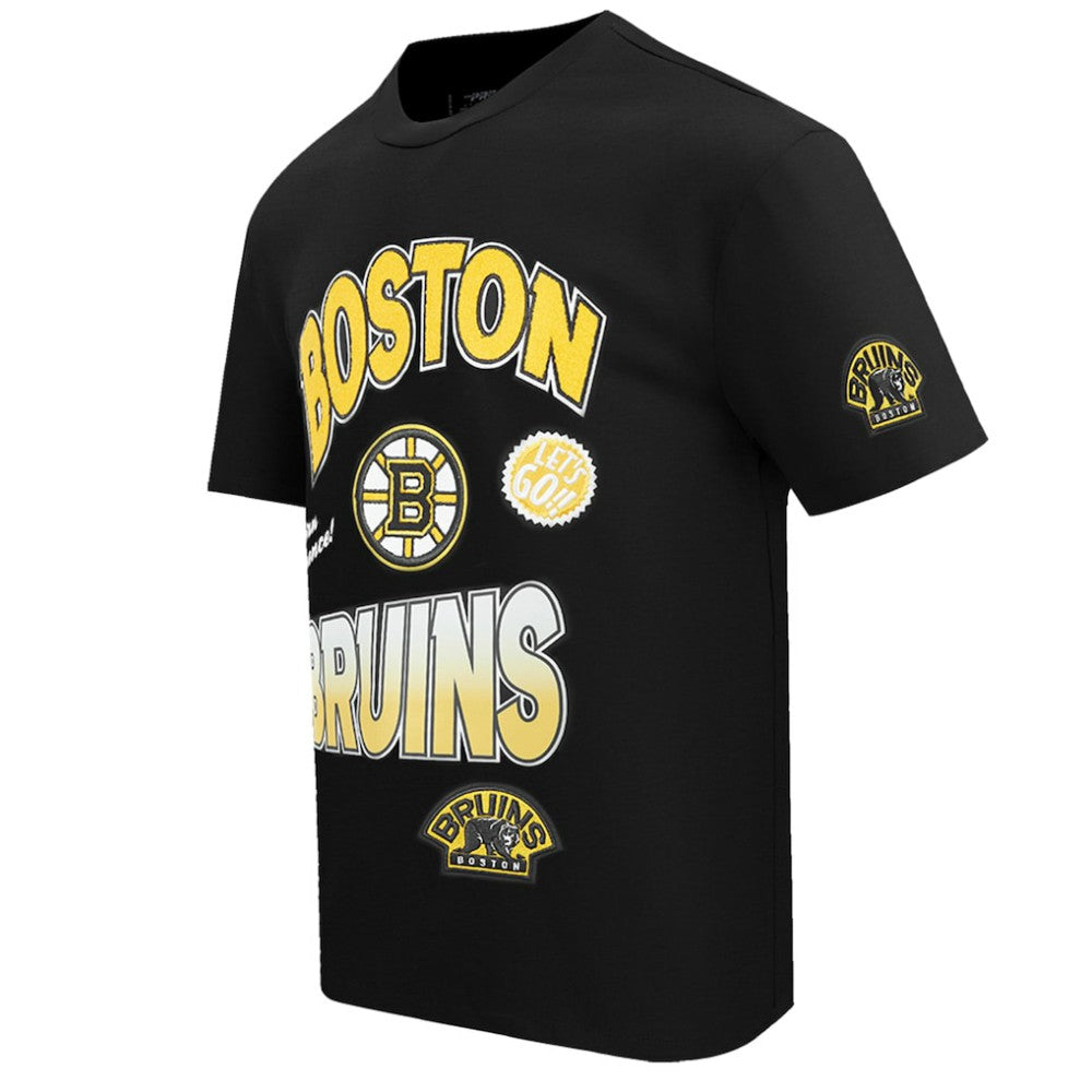Boston Bruins Pro Standard Turn It Up T-Shirt - Black | NHL online