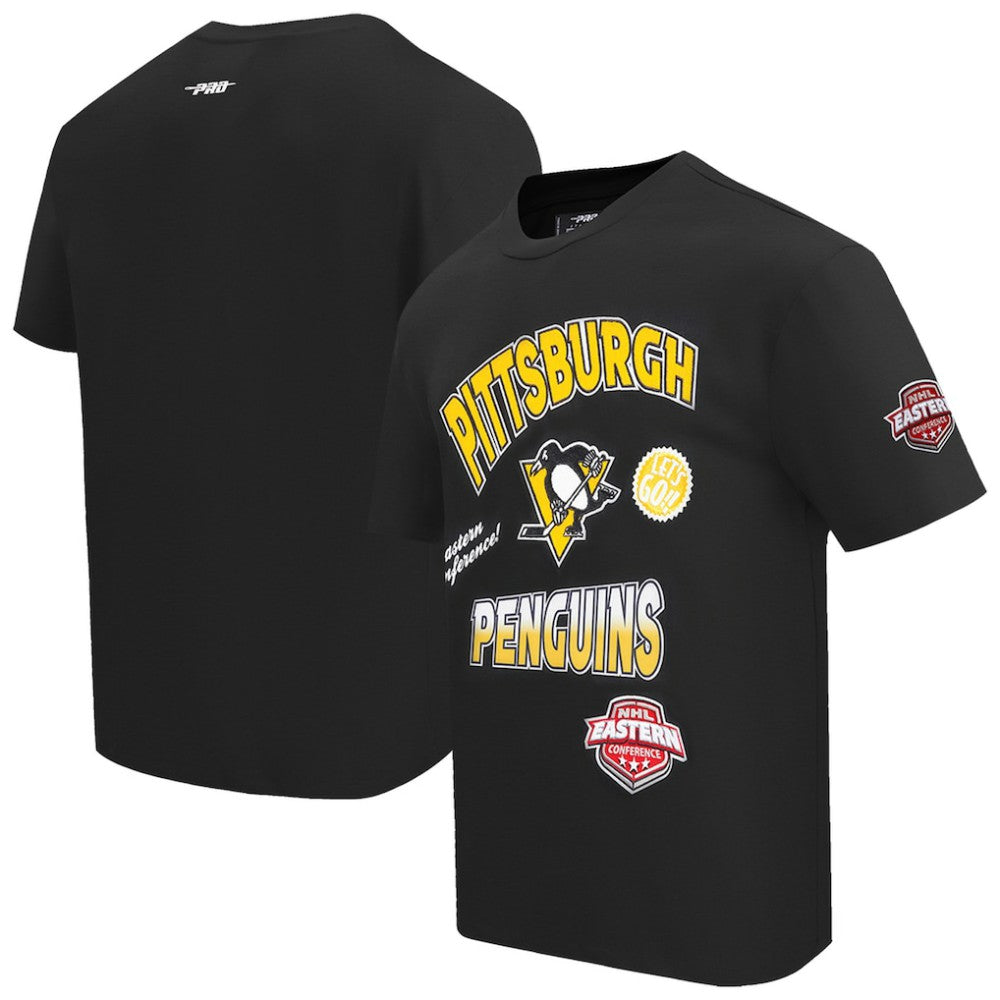 Pittsburgh Penguins Pro Standard Turn It Up T-Shirt - Black | NHL Lifestyle