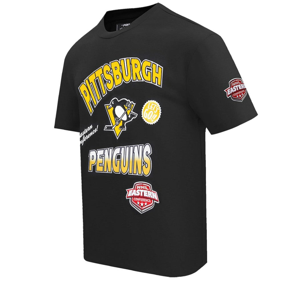 Pittsburgh Penguins Pro Standard Turn It Up T-Shirt - Black | NHL Lifestyle