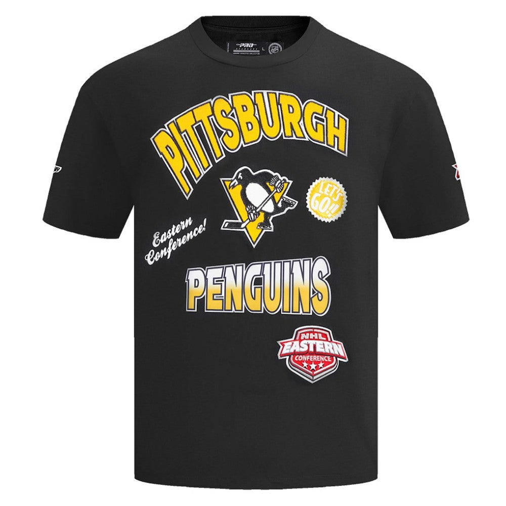Pittsburgh Penguins Pro Standard Turn It Up T-Shirt - Black | NHL Lifestyle