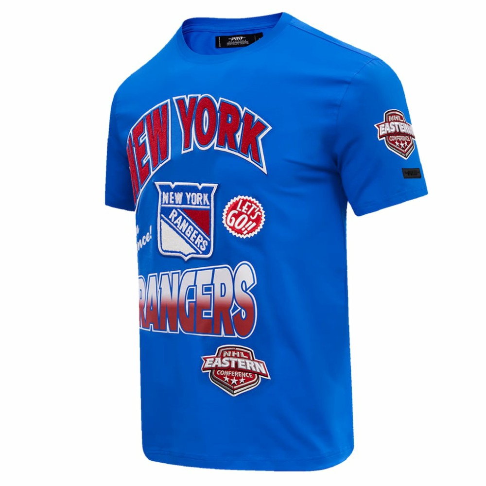 New York Rangers Pro Standard Turn It Up T-Shirt - Blue | NHL sale