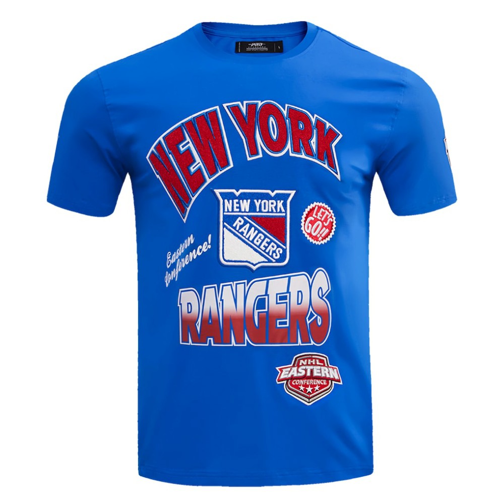 New York Rangers Pro Standard Turn It Up T-Shirt - Blue | NHL sale