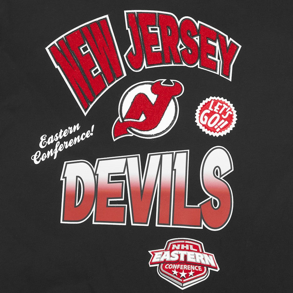 New Jersey Devils Pro Standard Turn It Up T-Shirt - Black | NHL Clearance