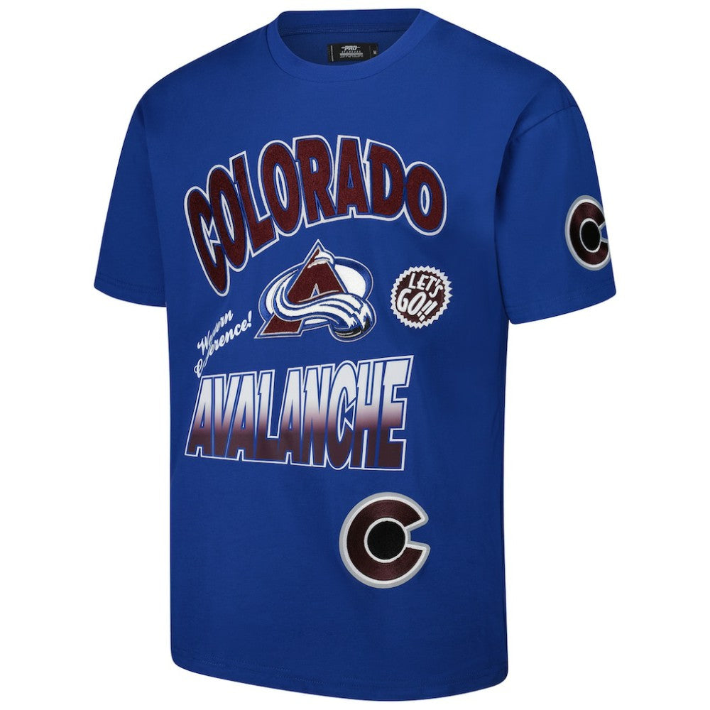 Colorado Avalanche Pro Standard Turn It Up Dropped Shoulder T-Shirt - Blue | NHL online