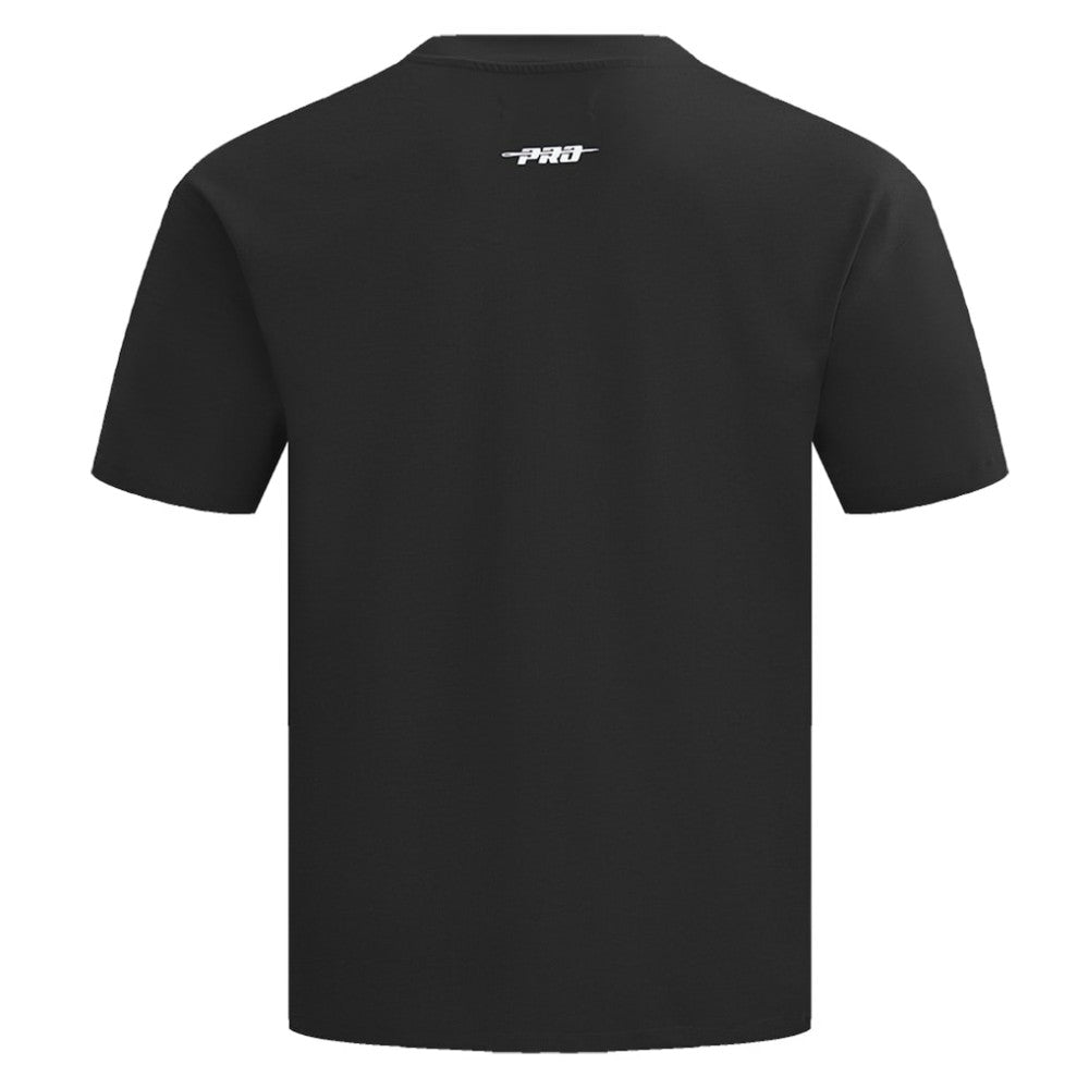 Chicago Blackhawks Pro Standard Turn It Up Dropped Shoulder T-Shirt - Black | NHL Lifestyle