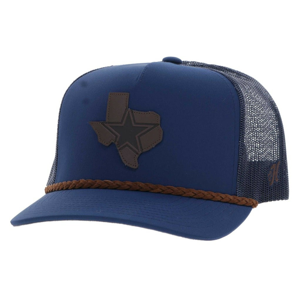 Dallas Cowboys HOOey State Patch Rope Trucker Adjustable Hat - Navy - NFL