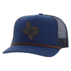 Dallas Cowboys HOOey State Patch Rope Trucker Adjustable Hat - Navy - NFL