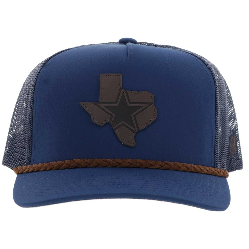 Dallas Cowboys HOOey State Patch Rope Trucker Adjustable Hat - Navy - NFL