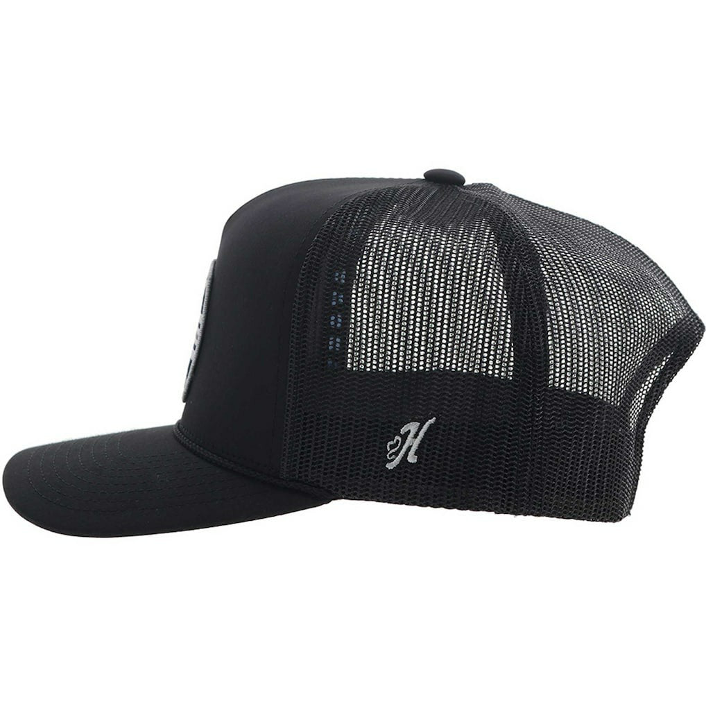 Dallas Cowboys HOOey Patch Rope Trucker Adjustable Hat - Black - NFL