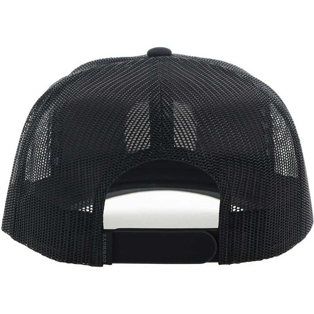 Dallas Cowboys HOOey Patch Rope Trucker Adjustable Hat - Black - NFL